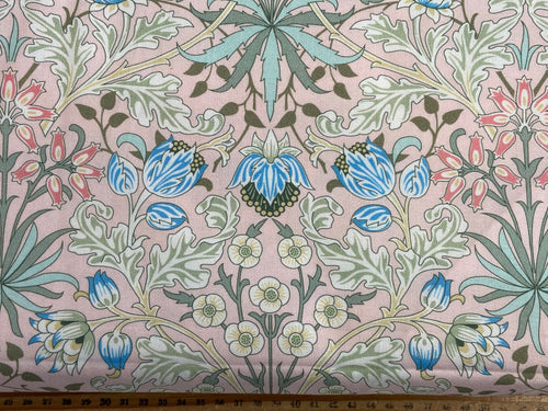 william morris simply nature flower flowers floral hyacinth pink fat quarter fq pack cotton fabric shack malmesbury 2