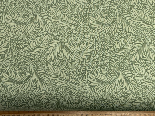 william morris v and a museum extra wide quilt back backing backings larkspur sage green cotton fabric shack malmesbury