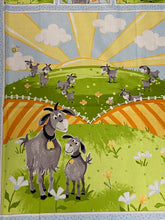 world of susybee hamil textiles quilt quilting patchwork panel goat farm farmyard sun sunshine cotton fabric shack malmesbury 2