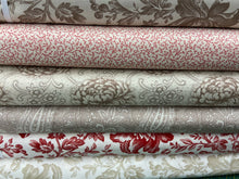3 sisters moda cranberries and cream rosehip flower floral tan on cream 44260 14 cotton fabric shack malmesbury