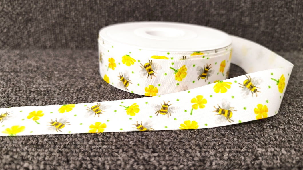 Berisfords Busy Bee Grosgrain Ribbon 25mm