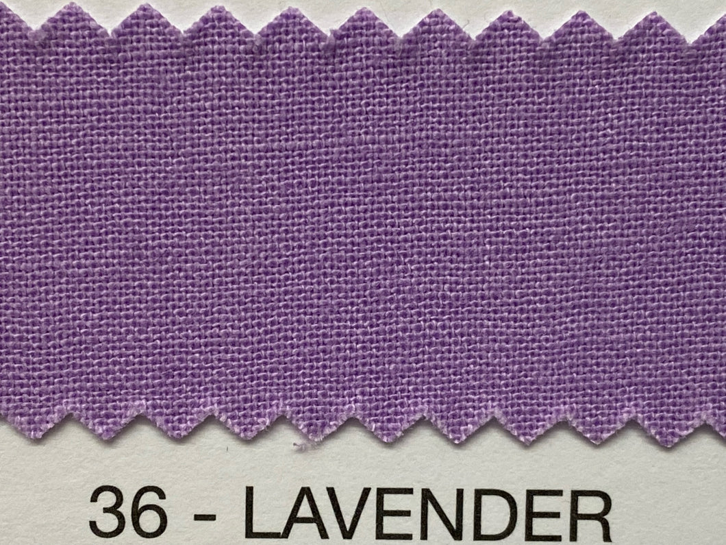 Fabric Shack Sewing Quilting Sew Fat Quarter Cotton Patchwork Dressmaking Plain Lavender Light Purple Lilac RH1 LAV 36