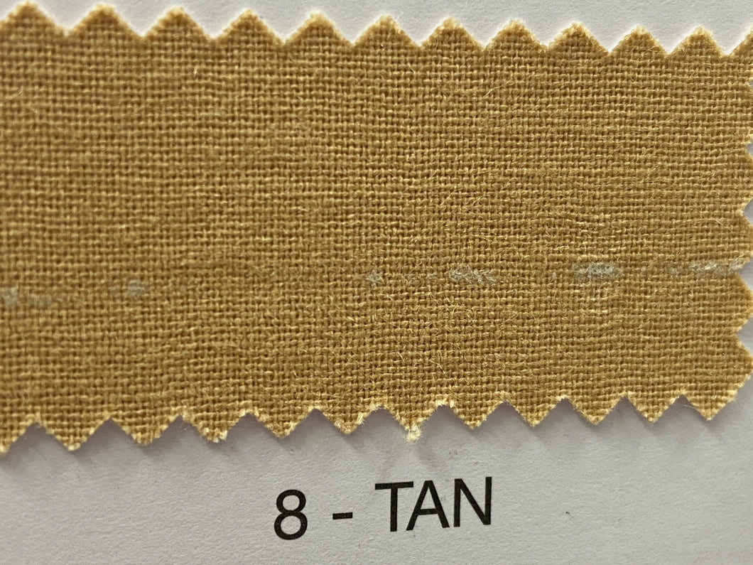 Fabric Shack Sewing Quilting Sew Fat Quarter Cotton Patchwork Dressmaking Plain tan 8