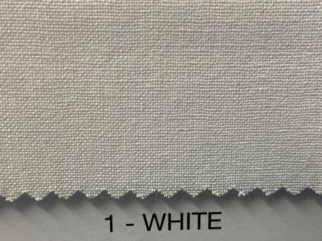 Fabric Shack Sewing Quilting Sew Fat Quarter Cotton Patchwork Dressmaking Plain white 1