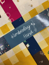 Kimberley Hind Forest Journal Cotton Fabric Shack Malmesbury Organic Woodland Mushroom Books Library Fabric Mini Panel