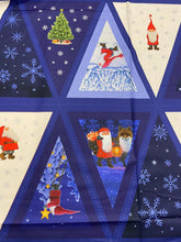 eva melhuish lewis and & irene tomten santa fathter christmas bunting panel cotton fabric shack malmesbury 5