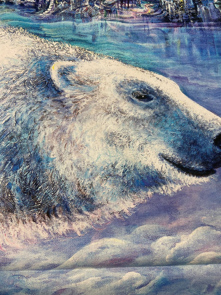 Josephine Wall for 3 Wishes Polar Journey Large Snow Queen Polar Bear