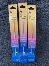 fabric shack crochet pony classic aluminium hook smooth durable 2mm