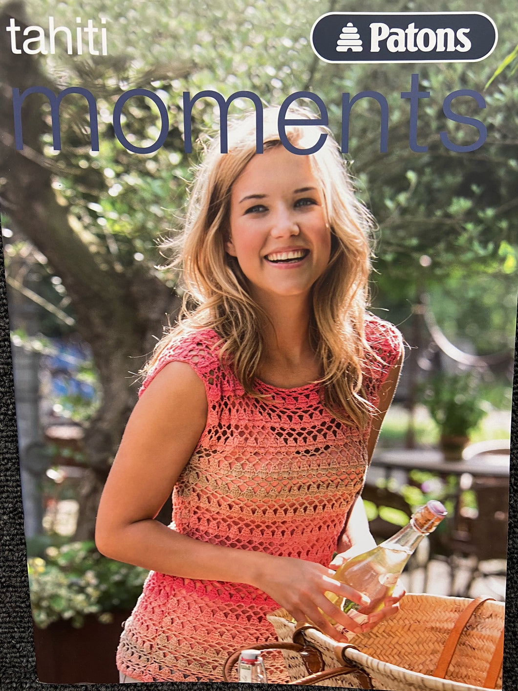 fabric shack knitting crochet knit knitting crochet wool yarn patons pattern tahiti moments 10 cardigan vest top scarf jumper sweater skirt poncho wrap cotton 3ply