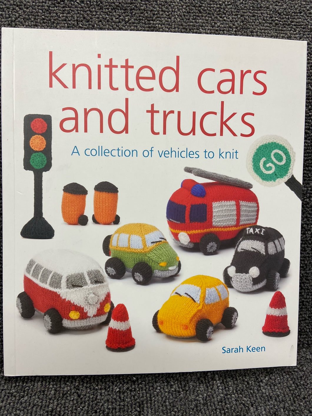 fabric shack knitting crochet knit wool yarn knitted cars trucks sarah keen