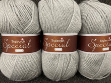 fabric shack knitting crochet knit wool yarn stylecraft aran silver 1203