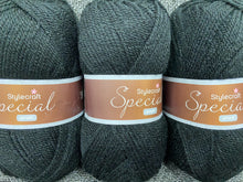 fabric shack knitting crochet knit wool yarn stylecraft aran black 1002