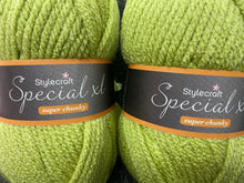 fabric shack knitting crochet knit wool yarn stylecraft special xl super chunky Pistachio Lime 1822