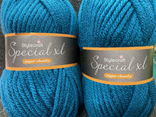 fabric shack knitting crochet knit wool yarn stylecraft special xl super chunky petrol blue 3059