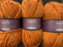 fabric shack knitting crochet knit wool yarn stylecraft special xl super chunky tweed spice 1711