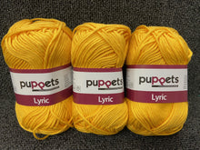 fabric shack knitting knit crochet wool yarn cotton puppets number no 8 lyric 50g 70m gold yellow 5024