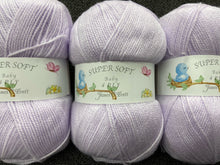 fabric shack knitting knit crochet wool yarn james c brett baby 4 ply lilac by3