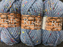 fabric shack knitting knit crochet wool yarn james c brett rustic mega super chunky 100g blue cs24