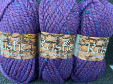 fabric shack knitting knit crochet wool yarn james c brett rustic mega super chunky 100g purple cs25