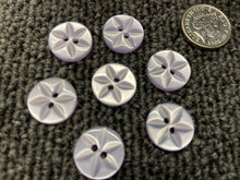 fabric shack sewing dressmaking baby knitting clothes button 2 hole lilac 11