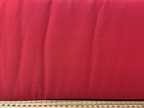 fabric shack sewing dressmaking clothes making t-shirt jersey stretch plain red