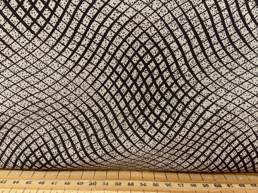 fabric shack sewing dressmaking clothes making viscose matrix swirl natural brown swirl