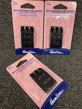 fabric shack sewing dressmaking hemline bra extenders elastic 28mm black