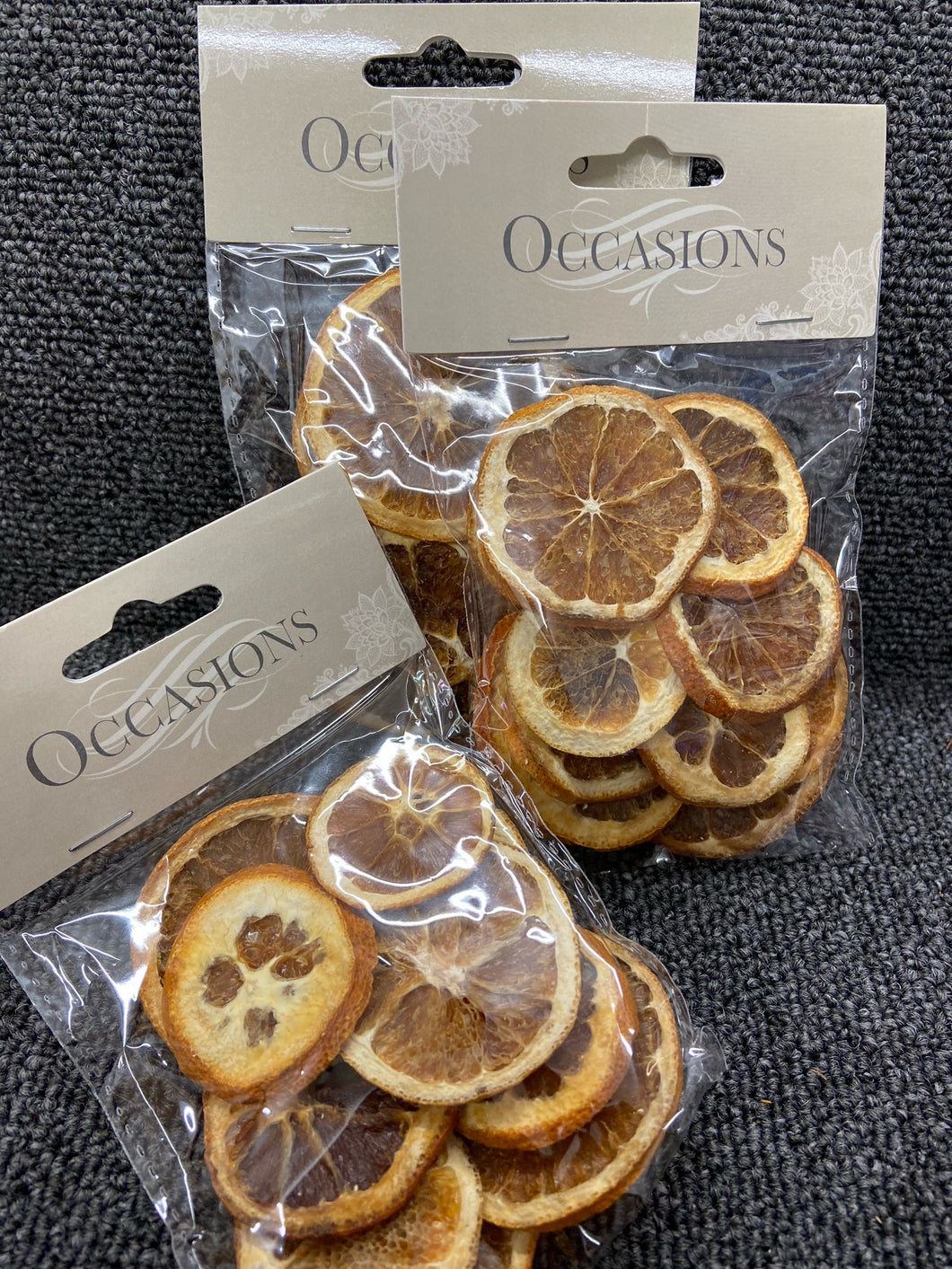 fabric shack sewing quilting sew fat quarter cotton patchwork occasions christmas crafts natural orange dried slice slices 10 pack