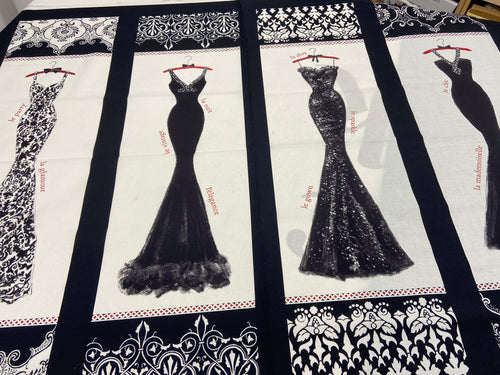 fabric shack sewing quilting sew fat quarter cotton patchwork quil p & and b textiles emily adams couture noir shoes dress dresses panel make up jewellery jewelry perfume bag 7