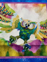 fabric shack sewing quilting sew fat quarter cotton patchwork quilt connie haley 3 three wishes panel go owl out 2