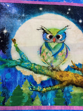 fabric shack sewing quilting sew fat quarter cotton patchwork quilt connie haley 3 three wishes panel go owl out