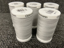 fabric shack sewing quilting sew fat quarter cotton patchwork quilt gutermann extra long polyester thread 500m light grey 38