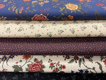 fabric shack sewing quilting sew fat quarter cotton patchwork quilt kansas troubles quilters mode prairie dreams floral flower ditsy rose black