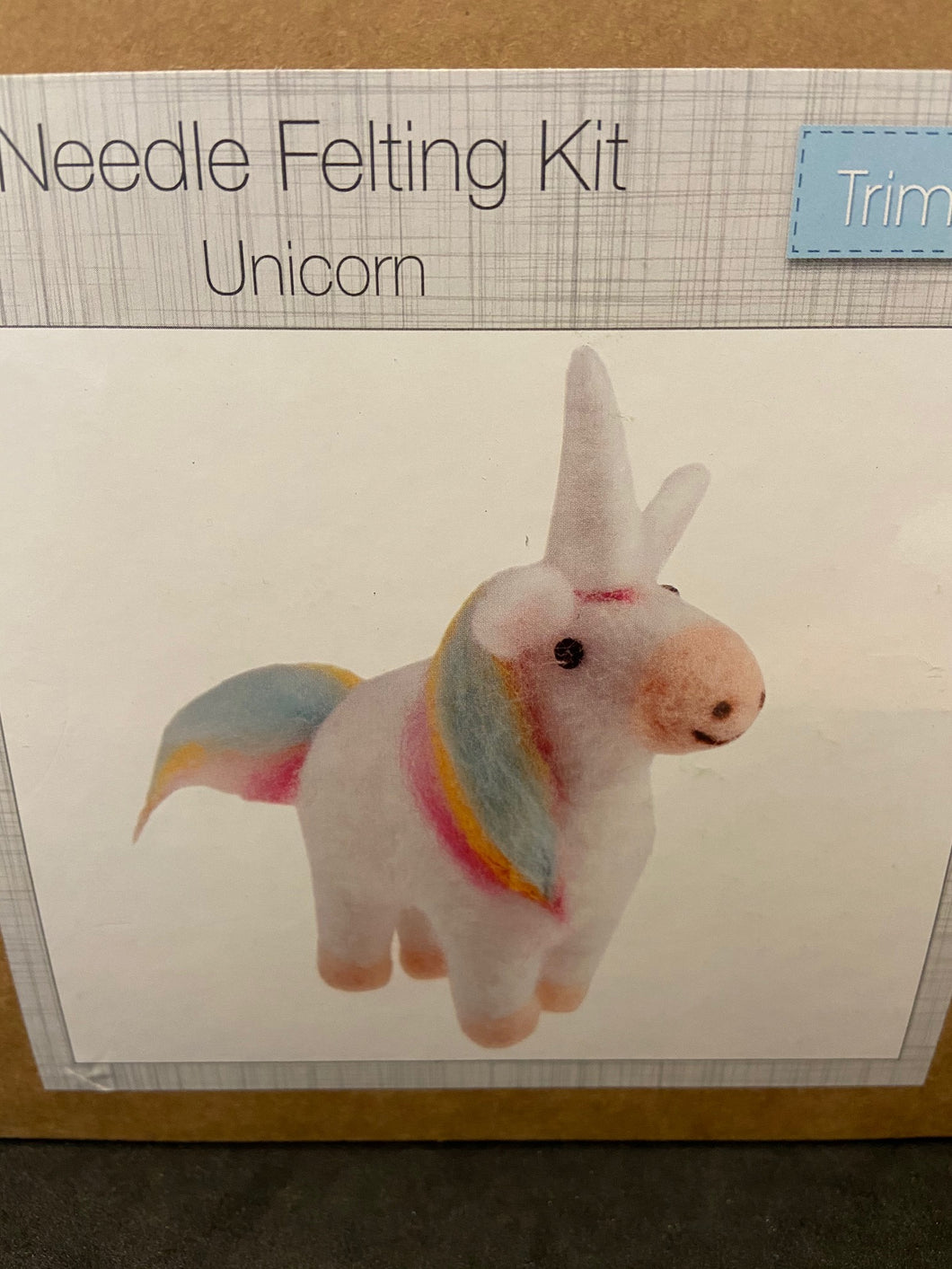 fabric shack sewing quilting sew fat quarter cotton patchwork quilt needle felting wool roving unicorn kit