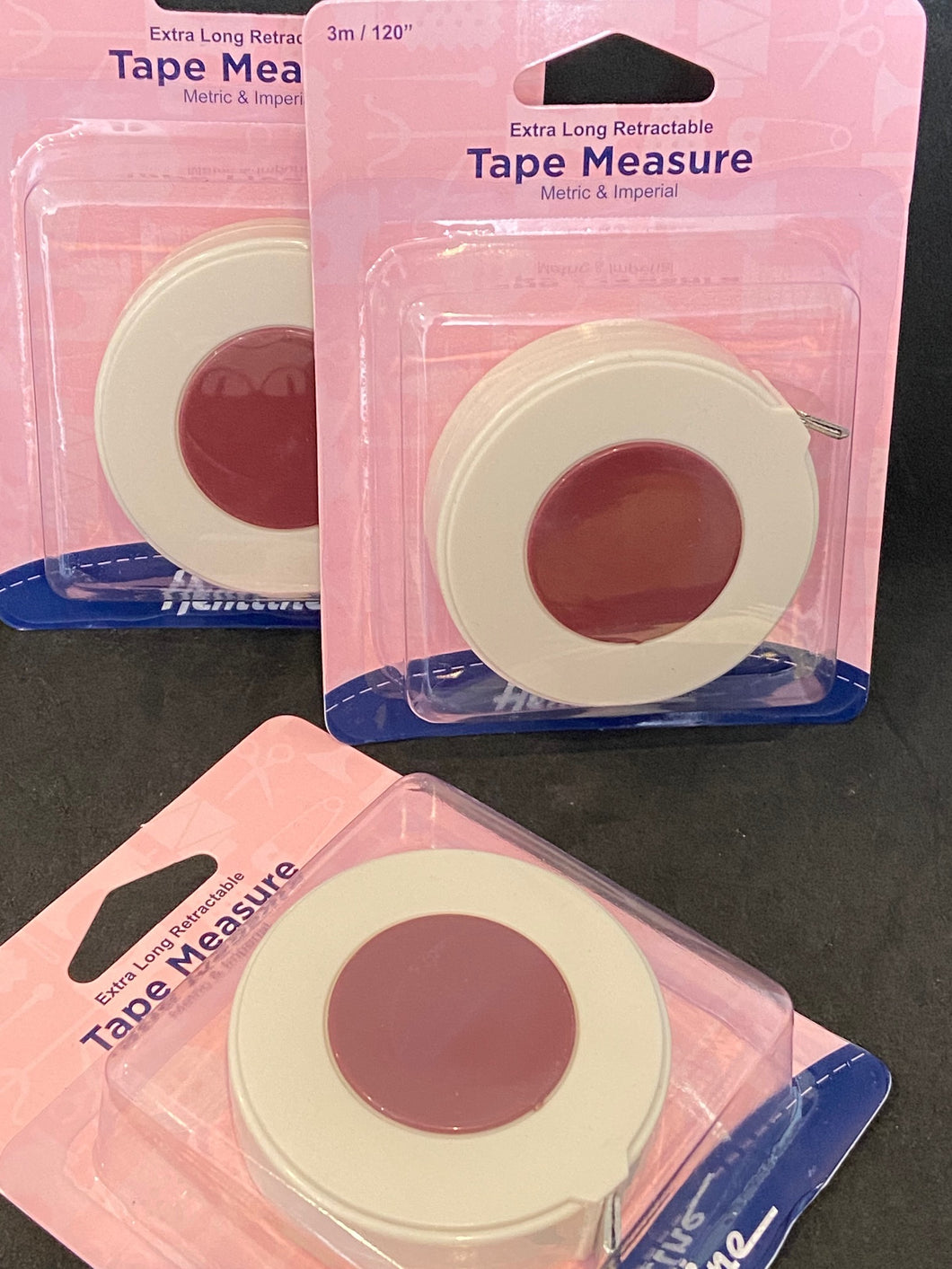 fabric shack sewing quilting sew fat quarter cotton patchwork quilt retractable tape measures 300cm imperial metric extra long