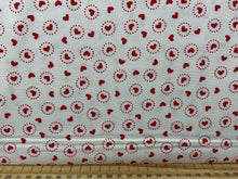 Stacy Iest Hsu for Moda Holiday Essentials Love Heart Dot Circle Sugar Cream Cotton Fabric by 1/4 Metre*
