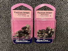 fabric shack sewing sew dressmaking hemline fashion snaps solid top 11mm black