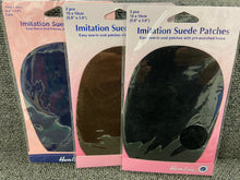 fabric shack sewing sew dressmaking repairs make do and mend hemline sew in imitation suede patches various colours