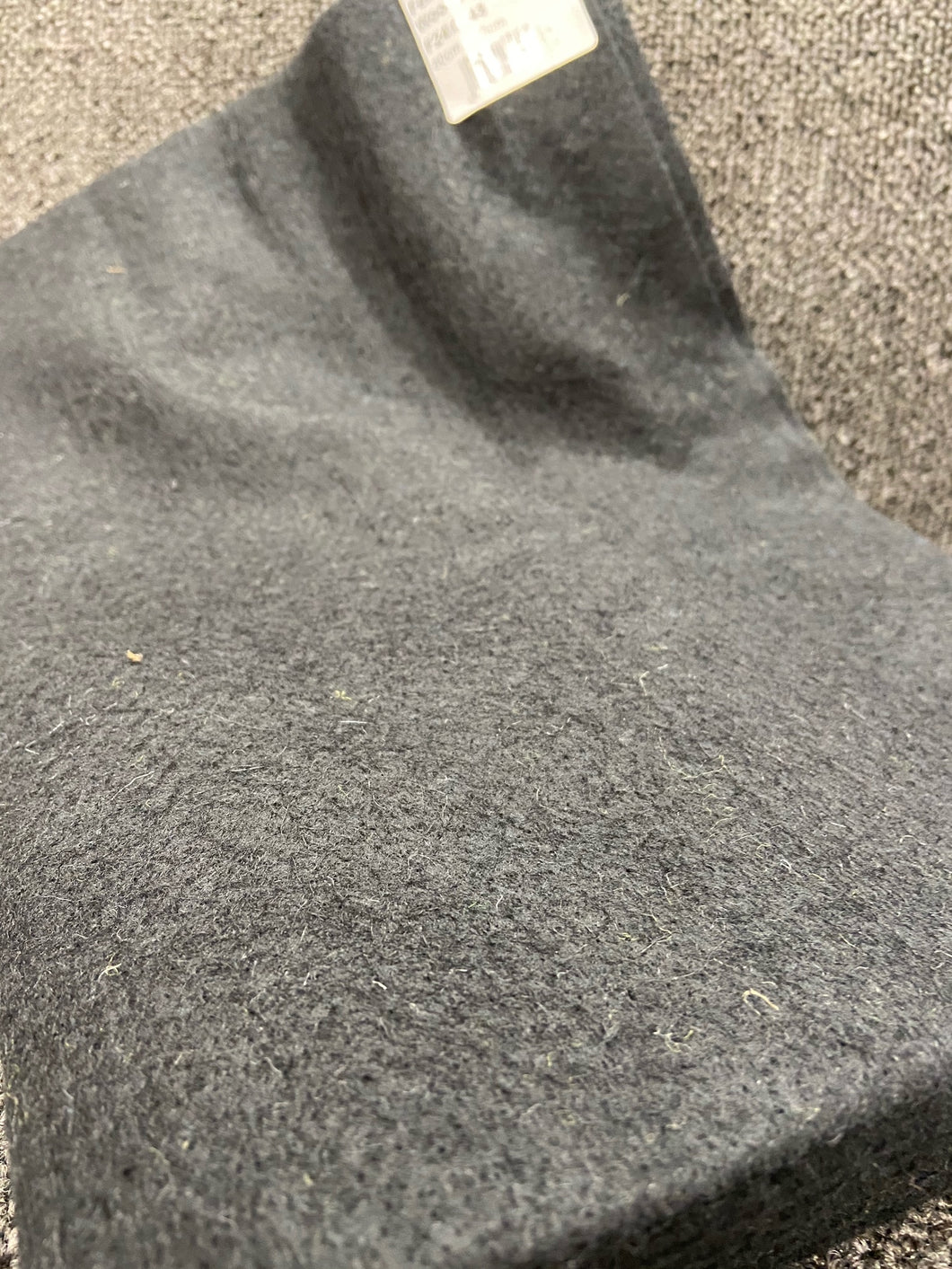 fabric shack sewing sew wool felt sheet soft toy animal fur 0148 black