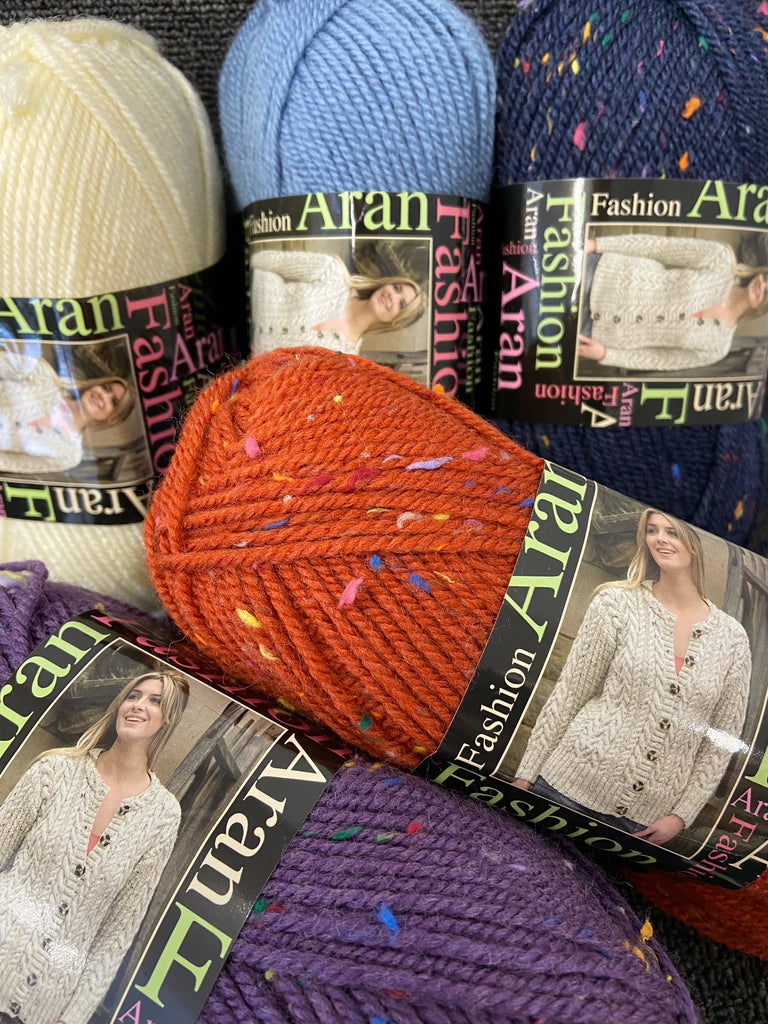 King Cole Fashion Aran Wool Blend Yarn 100g Various Colours