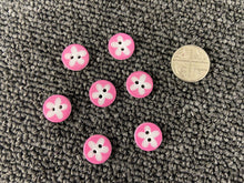 flower button kids knit knitwear cardigan 13mm fabric shack malmesbury dark pink 7