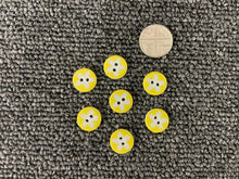 flower button kids knit knitwear cardigan 13mm fabric shack malmesbury light yellow 3