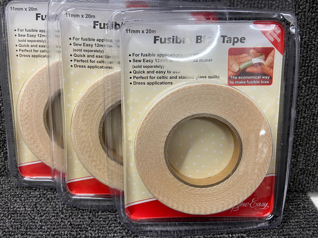 Sew Easy Fusible Bias Tape 11mm 20 Metre Pack Fabric Shack Malmesbury