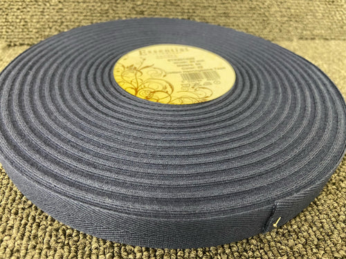 herringbone tape navy blue 20mm fabric shack malmesbury