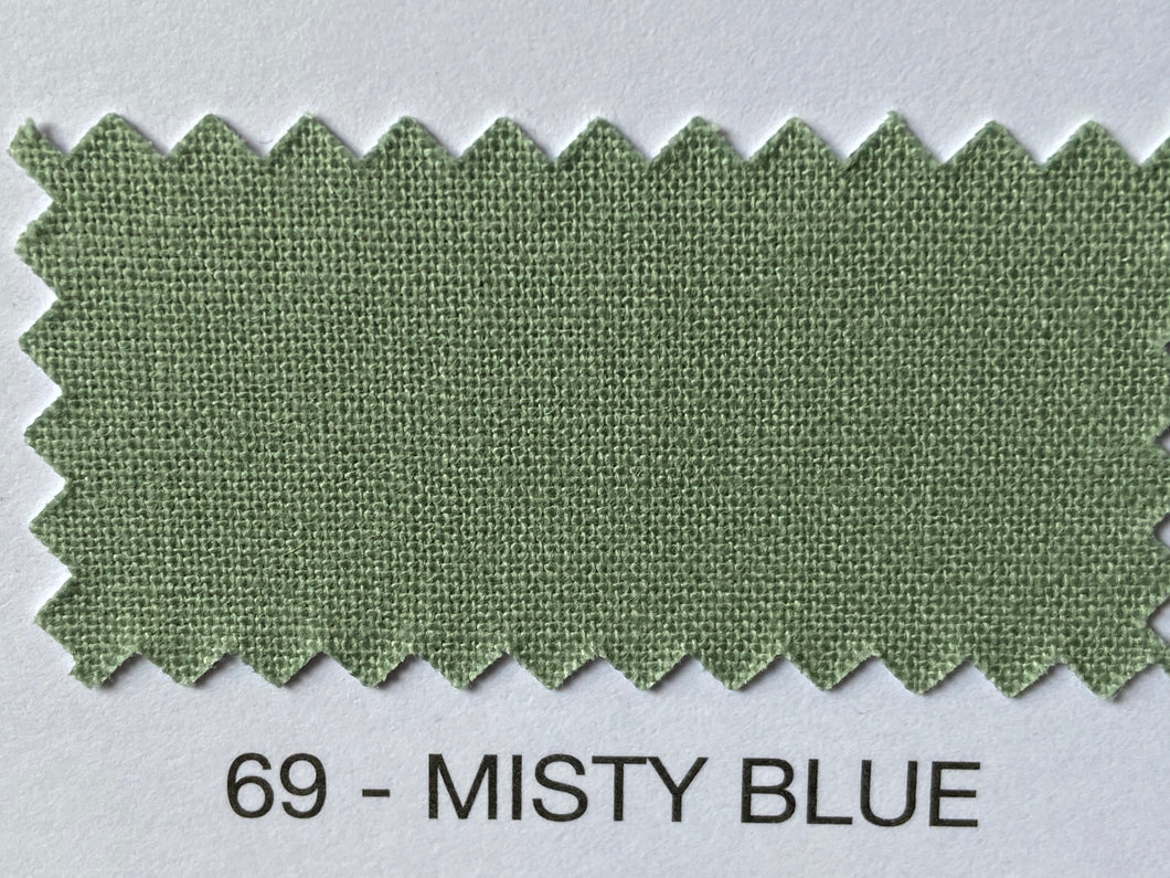 Fabric Shack Sewing Quilting Sew Fat Quarter Cotton Patchwork Dressmaking Plain Ice Green 55