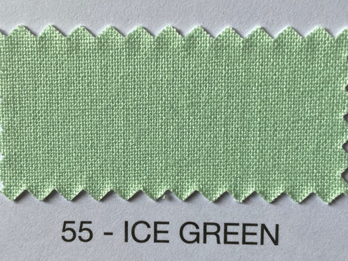 Fabric Shack Sewing Quilting Sew Fat Quarter Cotton Patchwork Dressmaking Plain Ice Green 55