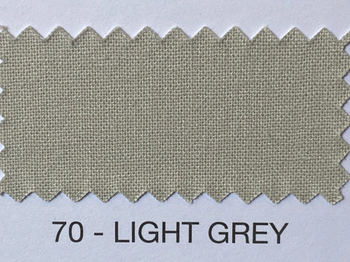 Fabric Shack Sewing Quilting Sew Fat Quarter Cotton Patchwork Dressmaking Plain light grey 70
