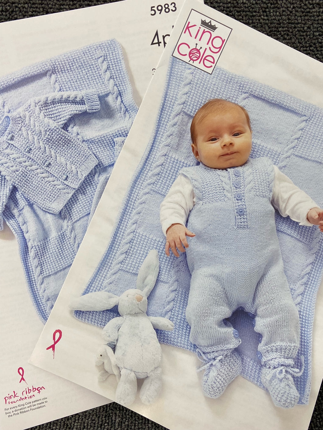 king cole Baby Sleepsuit, Cardigan, Blanket & Booties 5983 fabric shack malmesbury