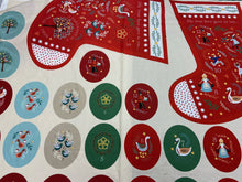 lewis & and irene 12 twelve days of christmas holidays extra large stocking panel cotton fabric shack malmesbury 2