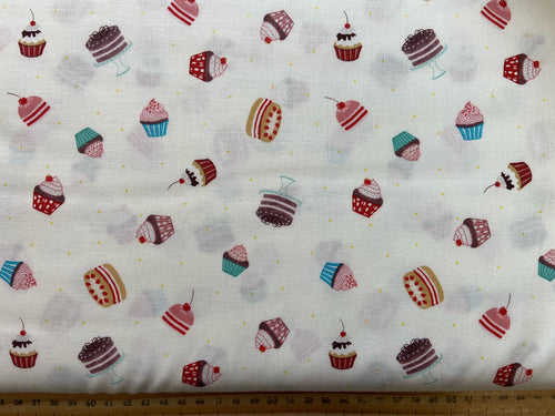 lewis & and irene small things sweet cake doughnut pudding cotton fabric shack malmesbury cakes cream